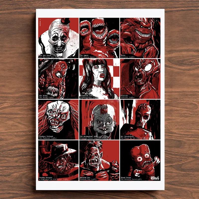Black, White & Red Art Series: Volume 1 1