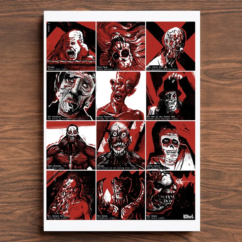 Black, White & Red Art Series: Volume 3 1
