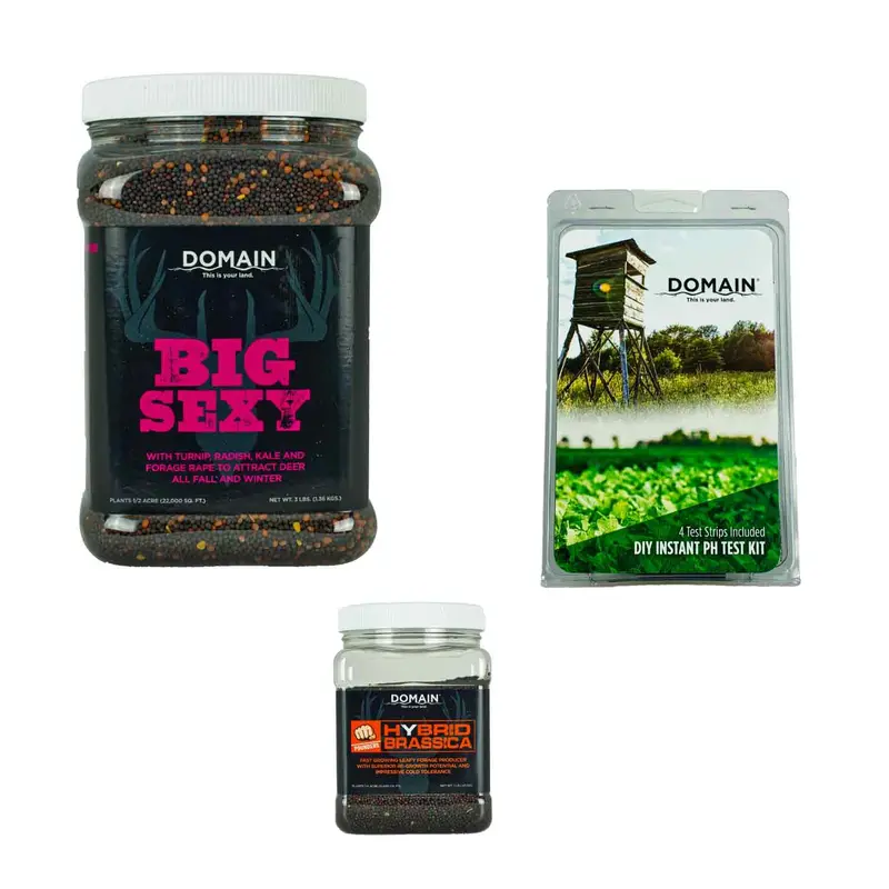 Domain Fall Food Plot Starter Bundle – Cool-Season Forage Mix 1