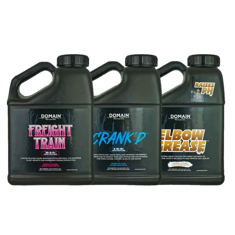 Domain Liquid Plot Enhancer Bundle – Soil & Nutrient Activation Kit 1
