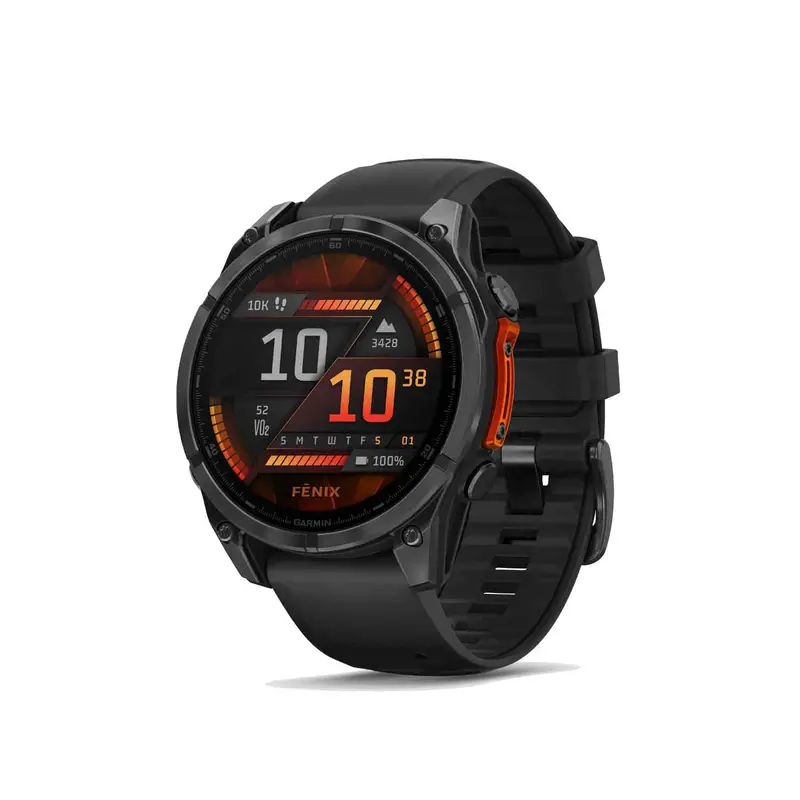 Garmin Fēnix 8 Premium Amoled Smartwatch – 51Mm Slate Grey With Black Silicone Band 1