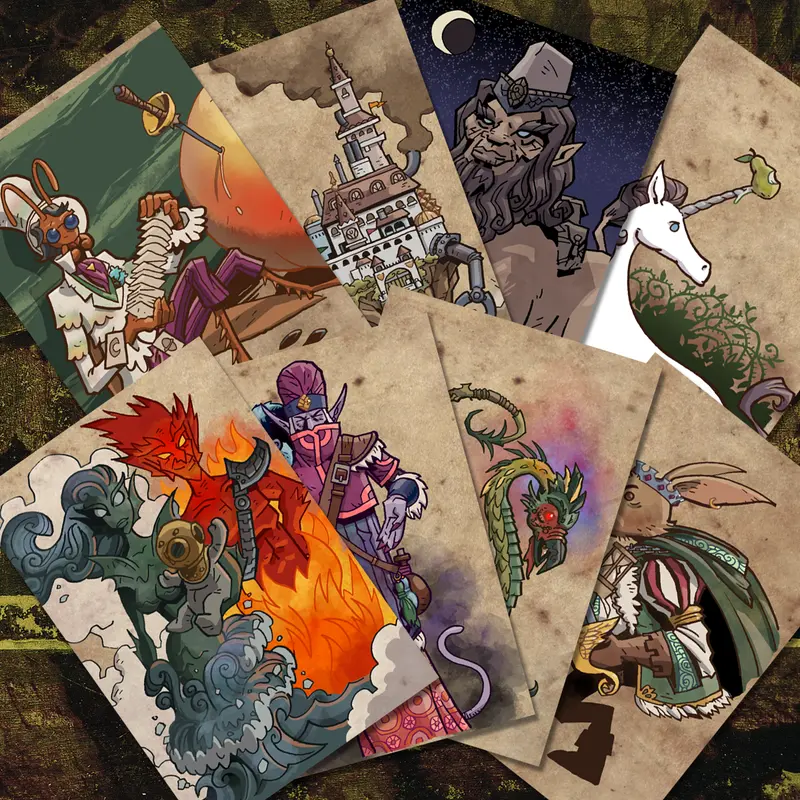 Harrow Deck Themed Postcard Collection 1