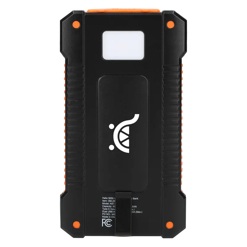 Helio 5000 Mah Solar-Powered Portable Charger – Klv-479 1