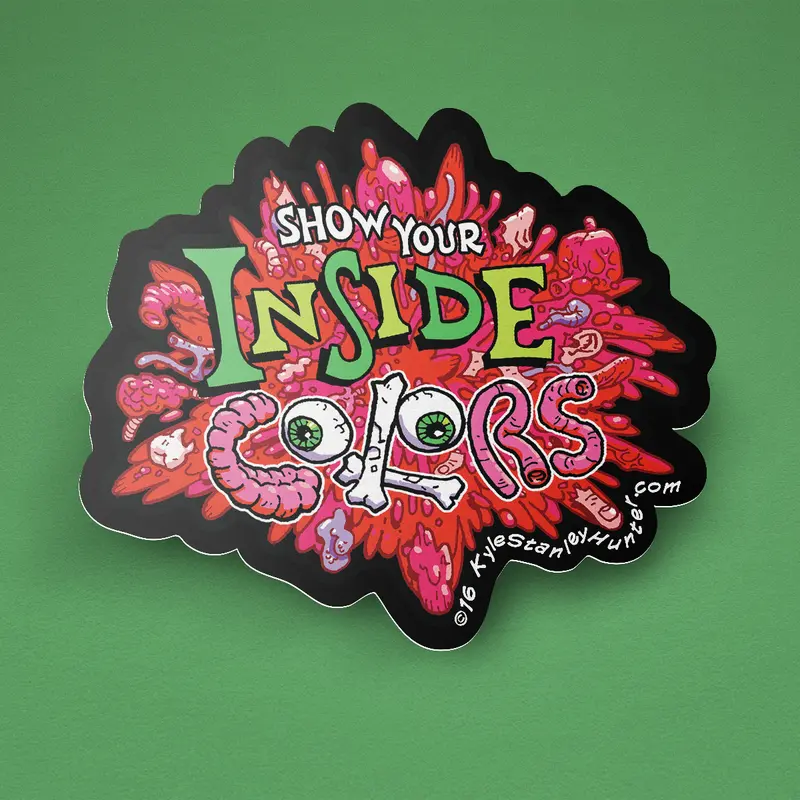 Inside Colors Artistic Sticker 1