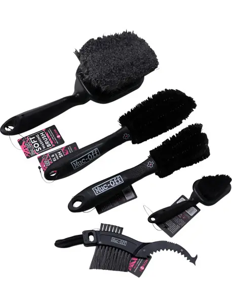 Muc-Off Professional 5-Piece Cleaning Brush Set 1