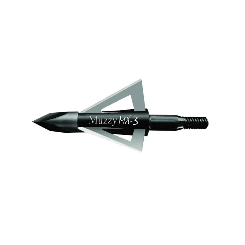 Muzzy Mx-3 100 Grain 3-Blade Fixed-Blade Broadheads 1