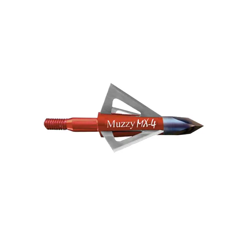 Muzzy Mx-4 100 Grain 4-Blade Fixed-Blade Broadheads 1