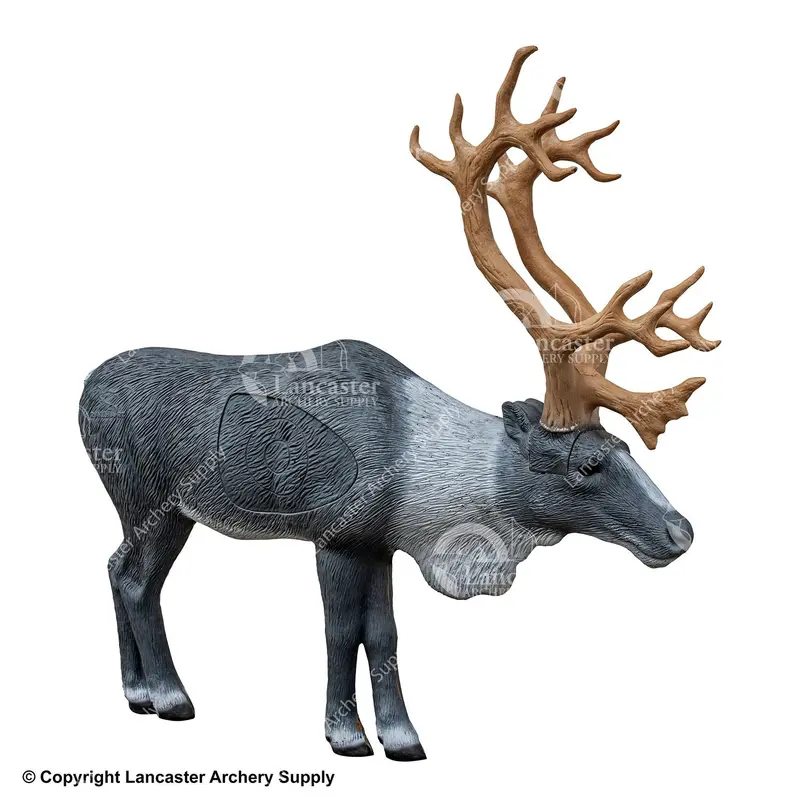 Rinehart 1/3-Scale Caribou 3D Archery Target – Woodland Camo Edition 1
