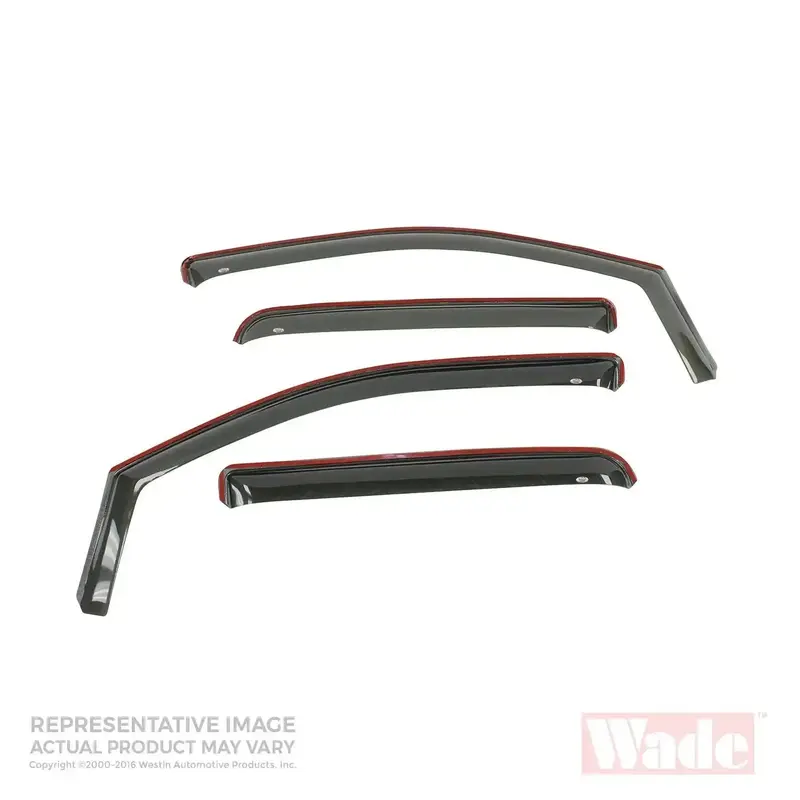 Westin 72-88421 Smoke-Tinted In-Channel Wind Deflector Kit (4-Piece) 1
