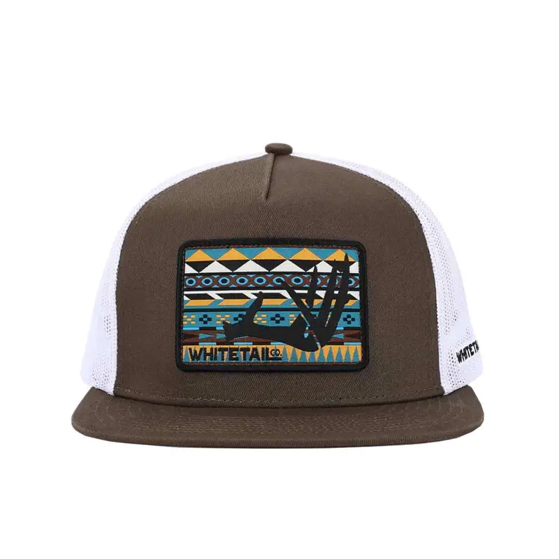 Whitetail Company Western Buck Mesh Trucker Cap – Distressed Finish 1