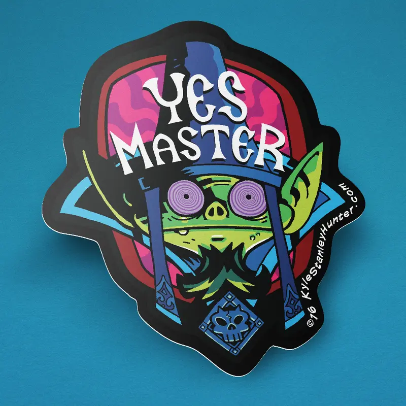 Yes, Master Pop Culture Sticker 1