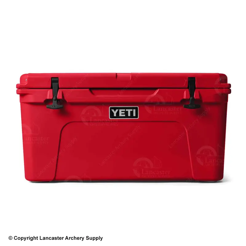 Yeti Tundra 65 Hard Cooler In Rescue Red – Maximum-Capacity Insulated Cooler 1