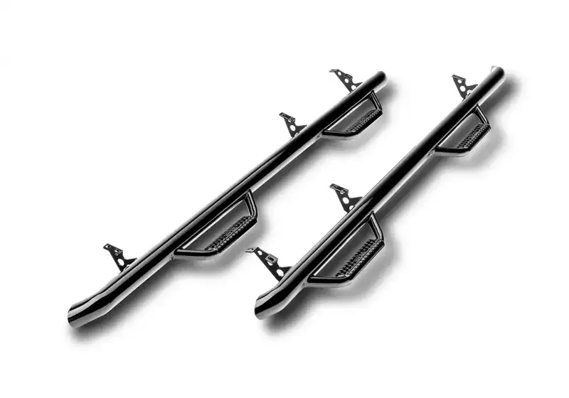 N-Fab C0784Rc-4 Nerf Step – Wheel-To-Wheel Design With Bed Access, Gloss Black Finish For 2007–2013 Silverado/Sierra 1500 & Hd Models 1