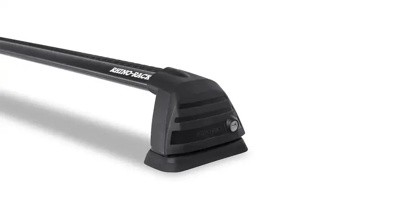 Rhino-Rack Rv0600B Vortex Roc25 Roof Rack – Flush-Mount, Dual Black Crossbars 1