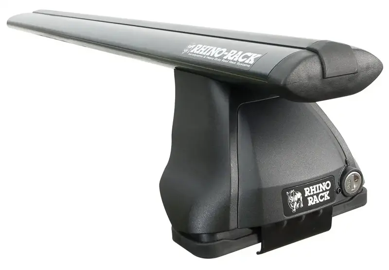 Rhino-Rack Vortex 2500 Roof Rack – Black Dual-Bar System With Aerodynamic Profile 1